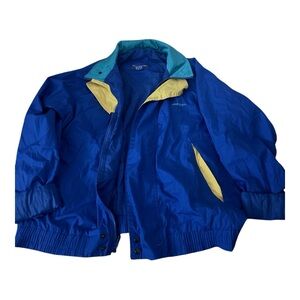 Bose Blue and Yellow Windbreaker Jacket